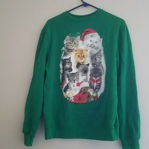Jingling Cat Ugly Christmas Sweater☃🎄 😺